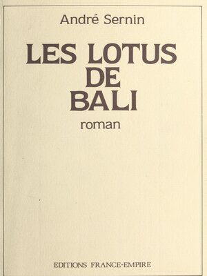 cover image of Les lotus de Bali